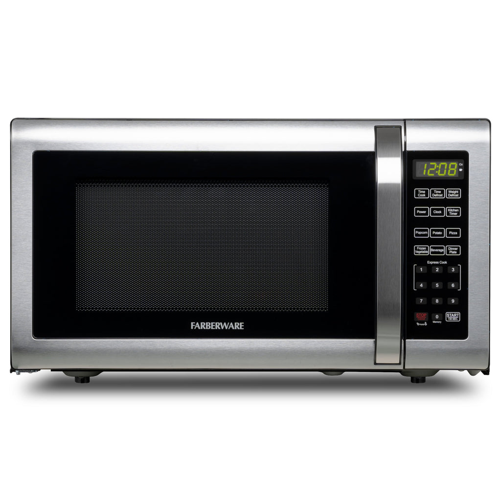 Farberware 1.6 Cu. Ft. Microwave Oven, Brushed Stainless Steel