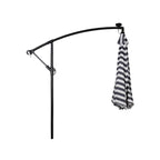 10 Ft. Solar Power Lighted Patio Umbrella with Base Stand