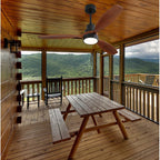 48 and 52 Integrated LED Ceiling Fan with Light and Remote, Reversible DC Motor