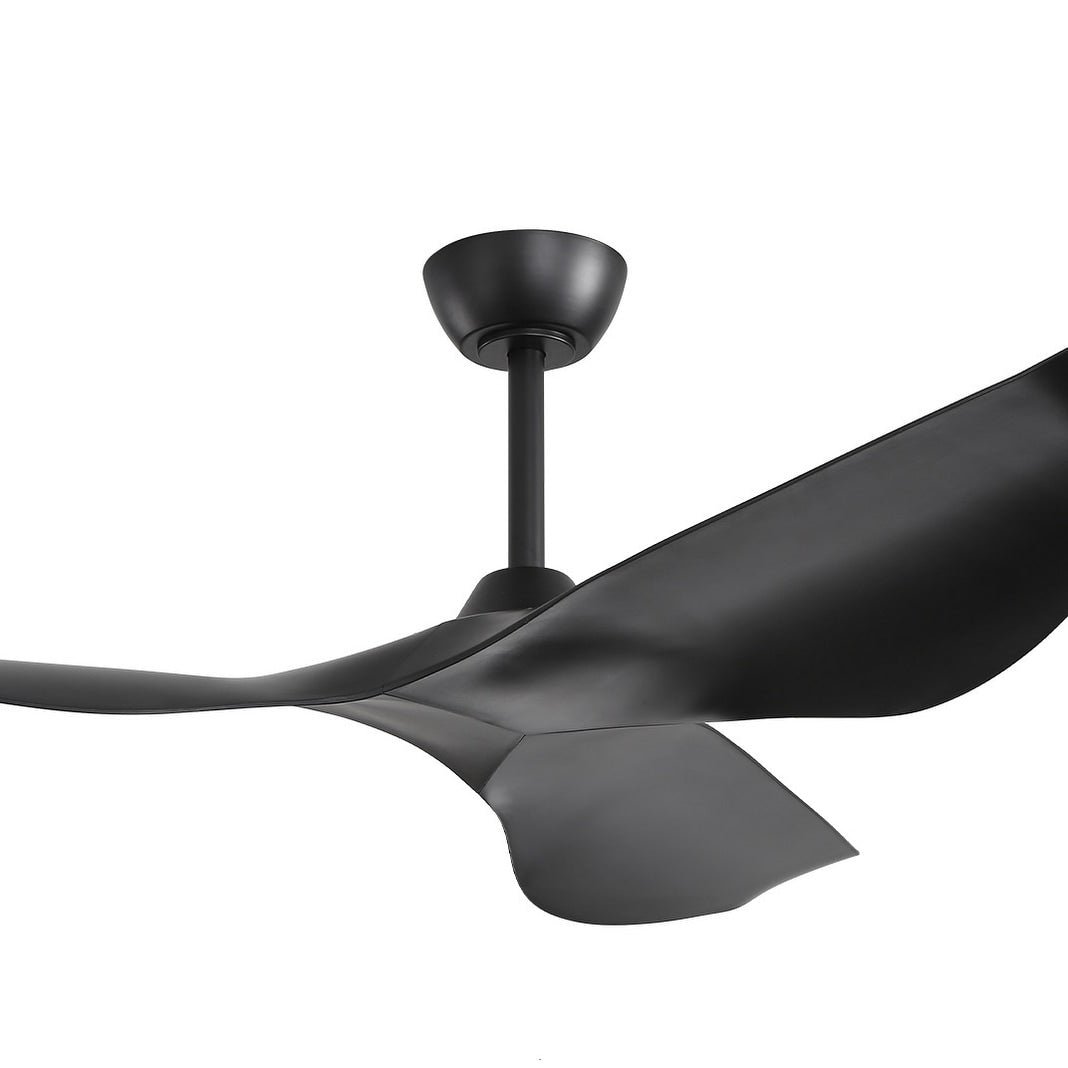 52 inch Modern Solid Wood / ABS Ceiling Fan With Remote Control(No Light),6 WInd Speed,Reversible Airflow