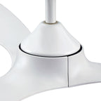 56 Modern Black 3-Blade Propeller DC Ceiling Fan with Remote