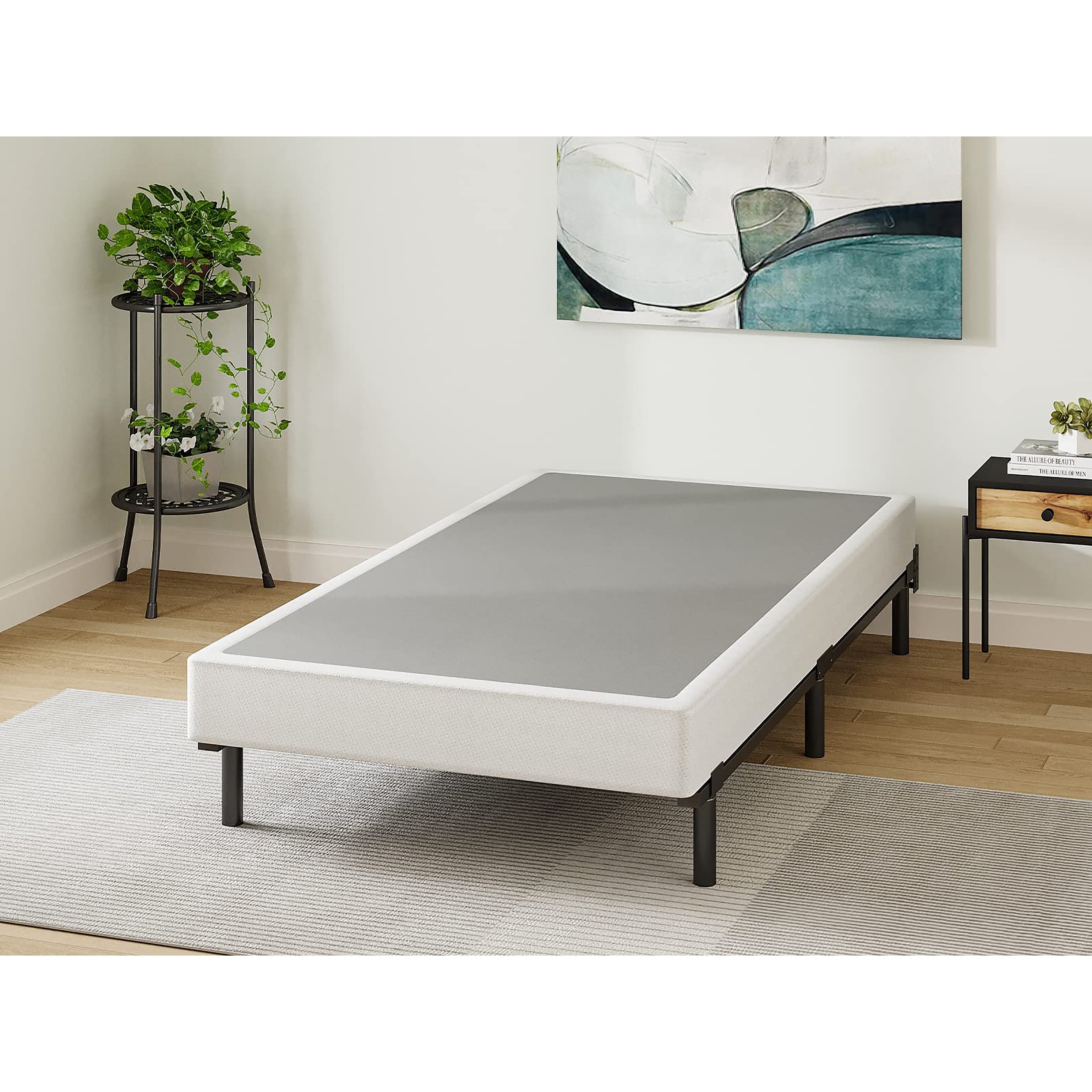 FSCHOS 7 Inch Metal Box Spring, Basics Mattress Foundation, No Legs