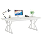 70.8-Inch Executive Desk, Large Computer Office Desk Workstation