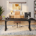 70.8-Inch Executive Desk, Large Computer Office Desk Workstation