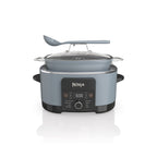 8.5 Quart Multi-Cooker, with 8-in-1 Slow Cooker, Dutch Oven, Steamer, Glass Lid, Integrated Spoon, Oven Safe Pot to 500°F
