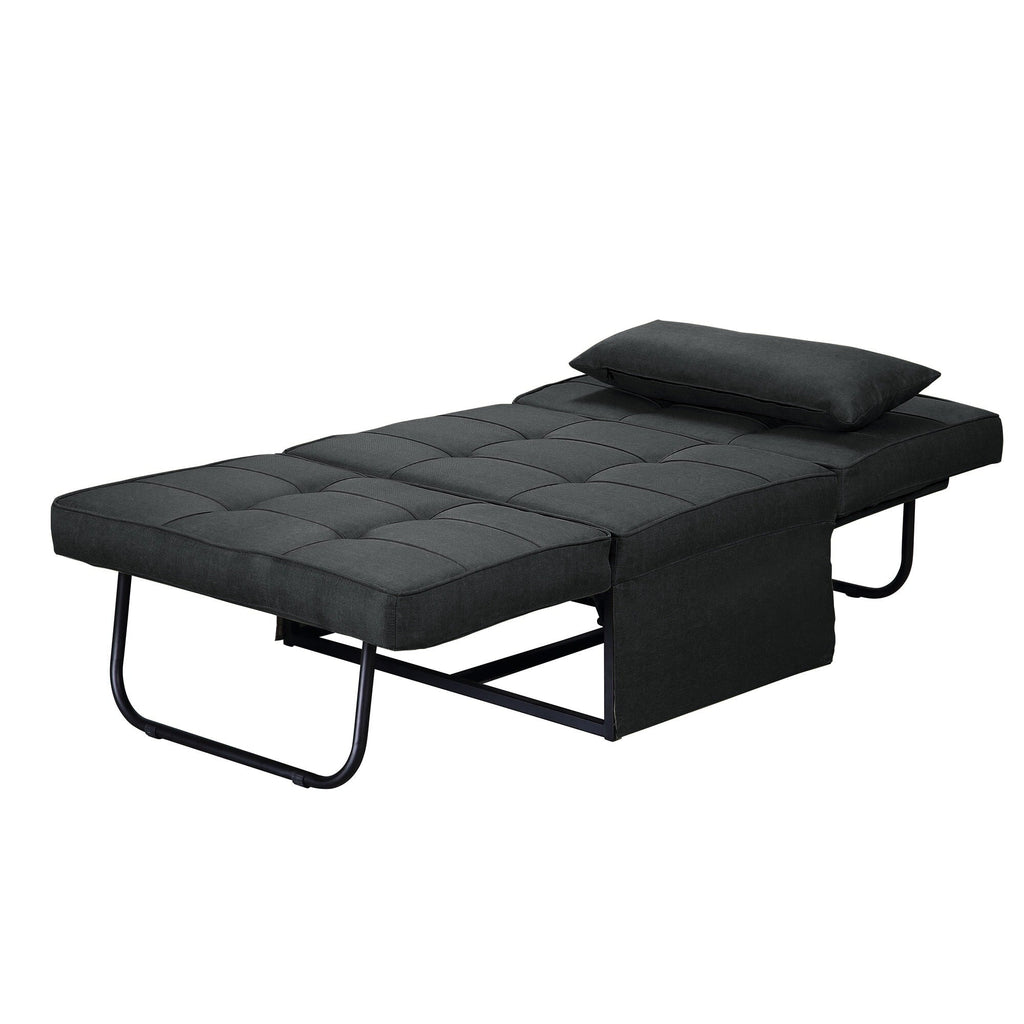 Convertible Sofa Bed Sleeper Sofa Chair Couch Folding Ottoman Recliner Chairs for Living Room