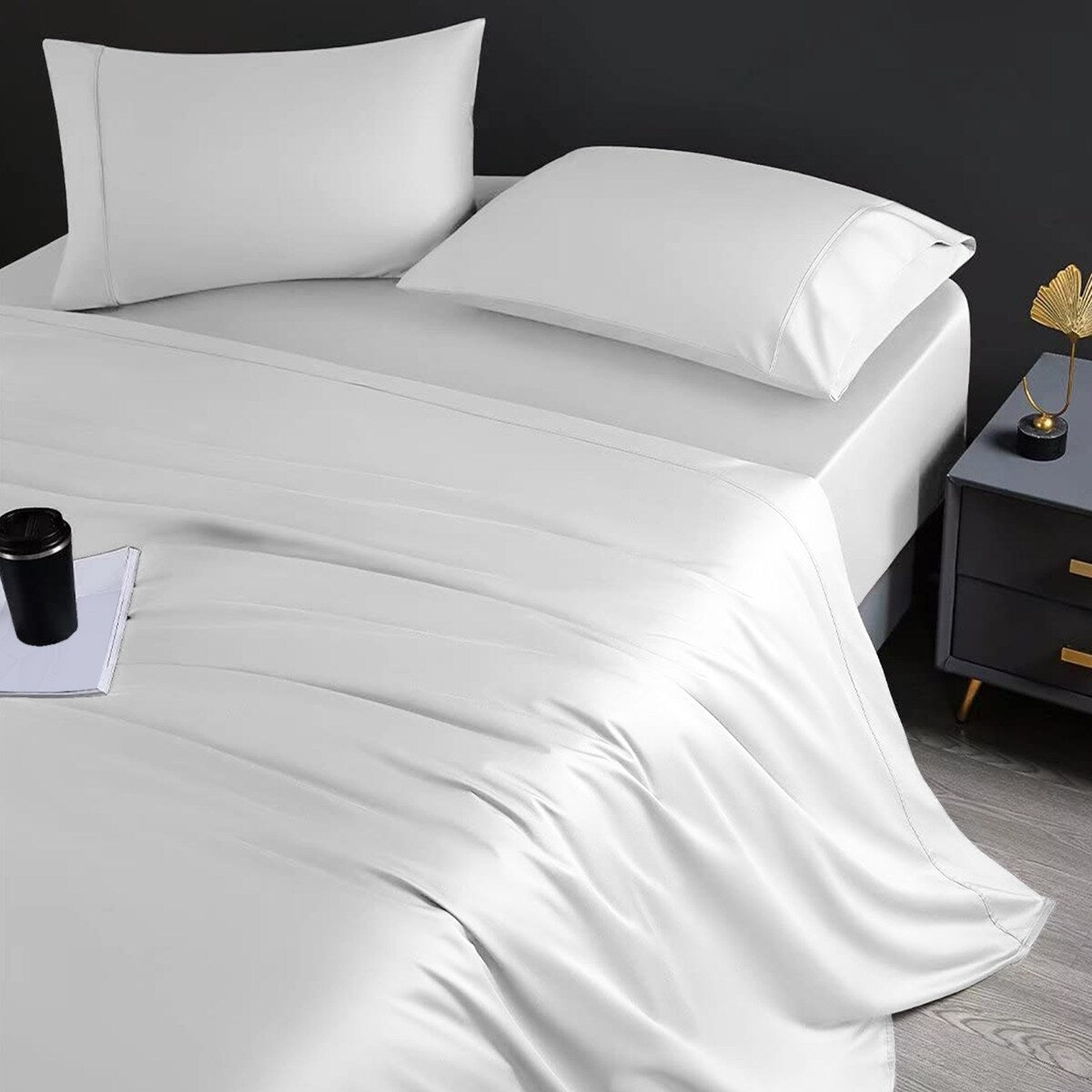 Aireolux 1000 Thread Count Ultra-Soft & Silky Luxury Egyptian Cotton Sheet Set