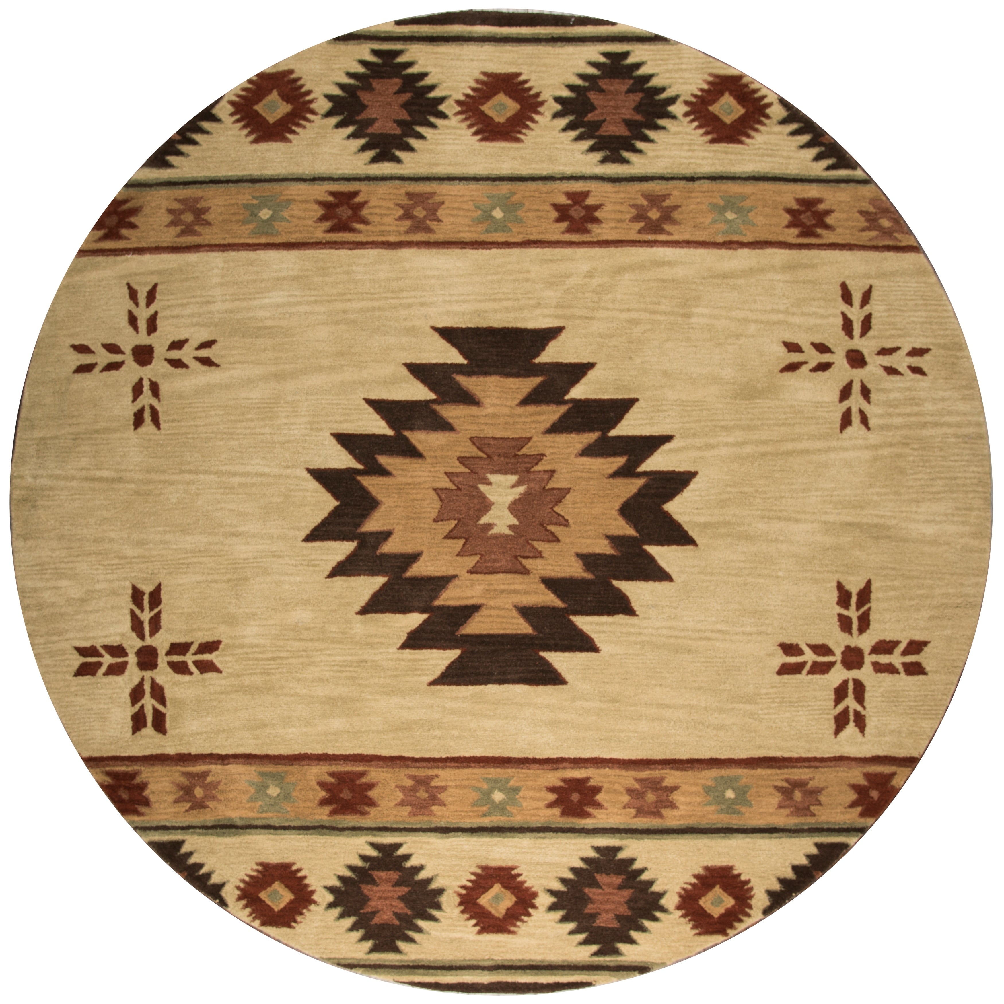Alora Decor Ryder Southwestern Hand-tufted Wool Rug