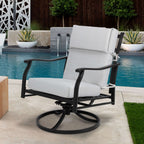 Aoodor Patio High Back Chair Cushions Set of 4, 46x21x4 Inches(Only Cushions)