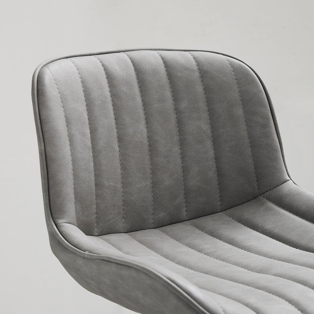 Art Leon Adjustable Height Swivel Barstool, Set of 2