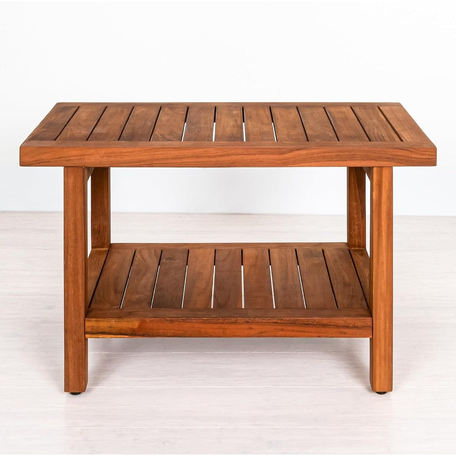 Aurora Home Indonesian Teak Shower Table/Bench
