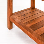 Aurora Home Indonesian Teak Shower Table/Bench