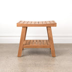 Aurora Home Indonesian Teak Shower Table/Bench