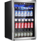Beverage Refrigerator Cooler-145 Can Mini Fridge