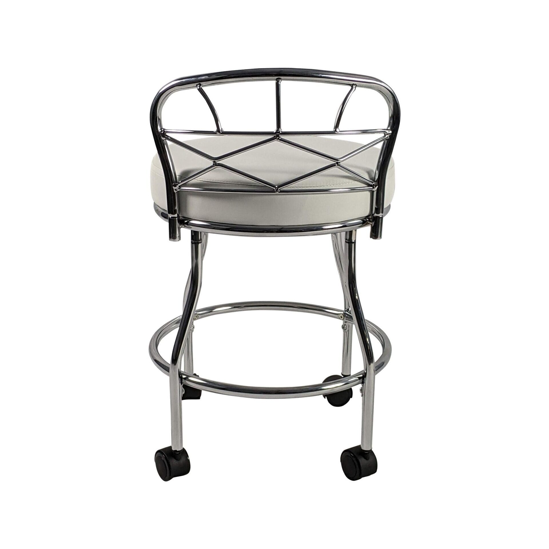 Carolina Living Diana X-Back Vanity Stool with Casters