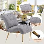 Chaise Lounge Couch Upholstered Accent Chair for Bedroom Living Room Chairs