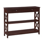 Convenience Concepts Oxford 1 Drawer Console Table with Shelves