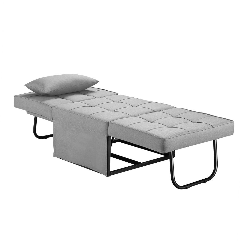 Convertible Sofa Bed Sleeper Sofa Chair Couch Folding Ottoman Recliner Chairs for Living Room