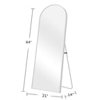 Dovelina Arched Full Length Floor Wall Mirror Standing Mirror