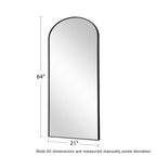 Dovelina Arched Full Length Floor Wall Mirror Standing Mirror