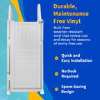 Easy Pool Step Entry System w/ Gate - 32.5 in. W x 82.5 in. D x 81 in. H