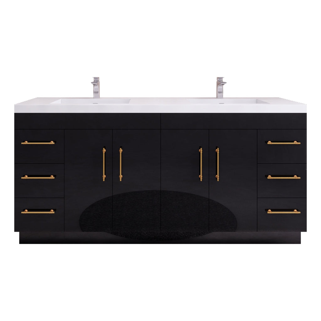 Eliza 72'' Freestanding Vanity with Double Sink