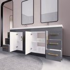 Eliza 72'' Freestanding Vanity with Double Sink