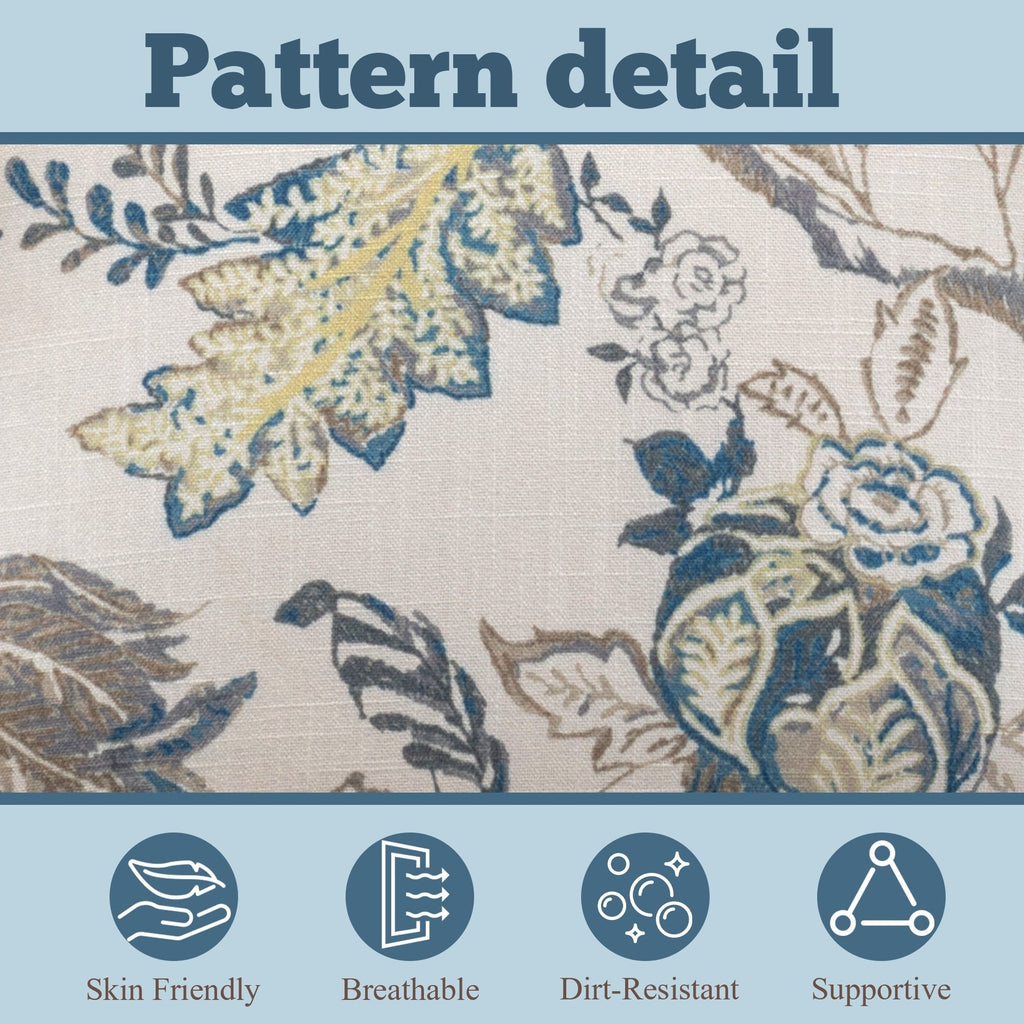 Erommy Modern Accent Chair, High Back Armchair, Upholstered Fabric Button Single Sofa with Wooden Legs for Living Room