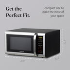 Farberware 1.6 Cu. Ft. Microwave Oven, Brushed Stainless Steel