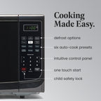 Farberware 1000-Watt 1.1 Cu. Ft. Countertop Microwave Oven With LED Lighting and Child Lock