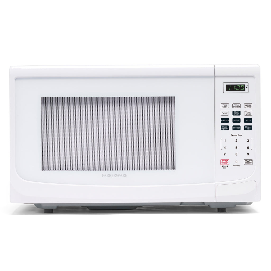 Farberware 1000-Watt 1.1 Cu. Ft. Countertop Microwave Oven With LED Lighting and Child Lock