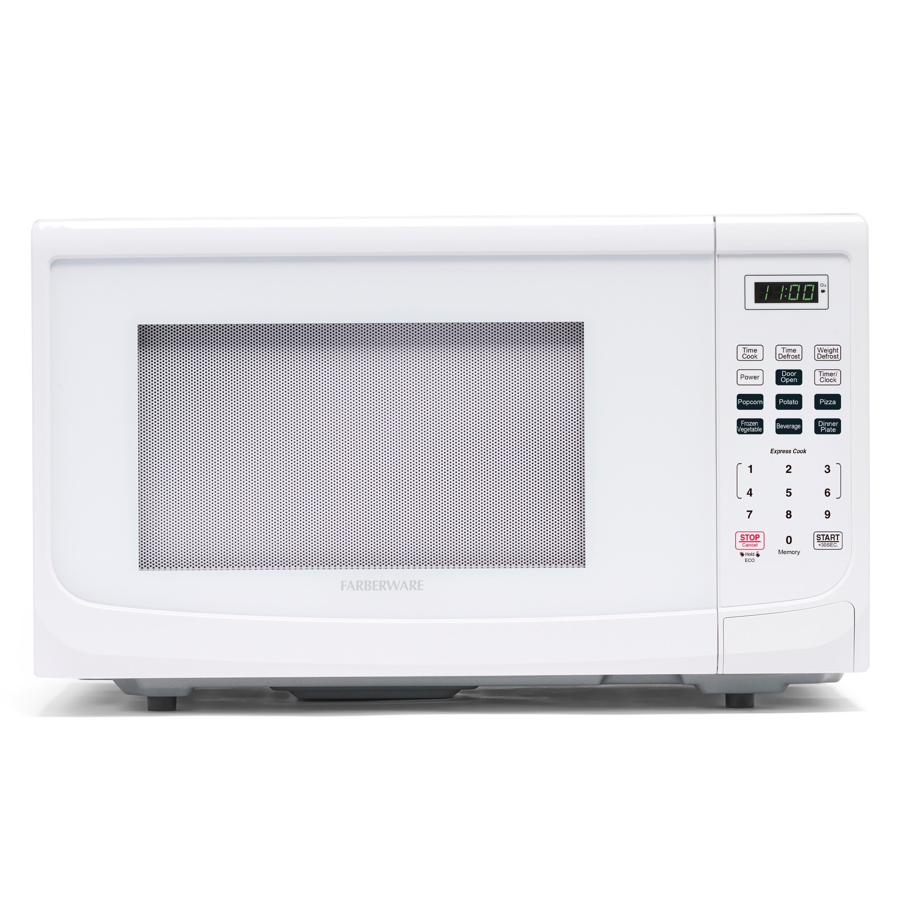 Farberware 1000-Watt 1.1 Cu. Ft. Countertop Microwave Oven With LED Lighting and Child Lock