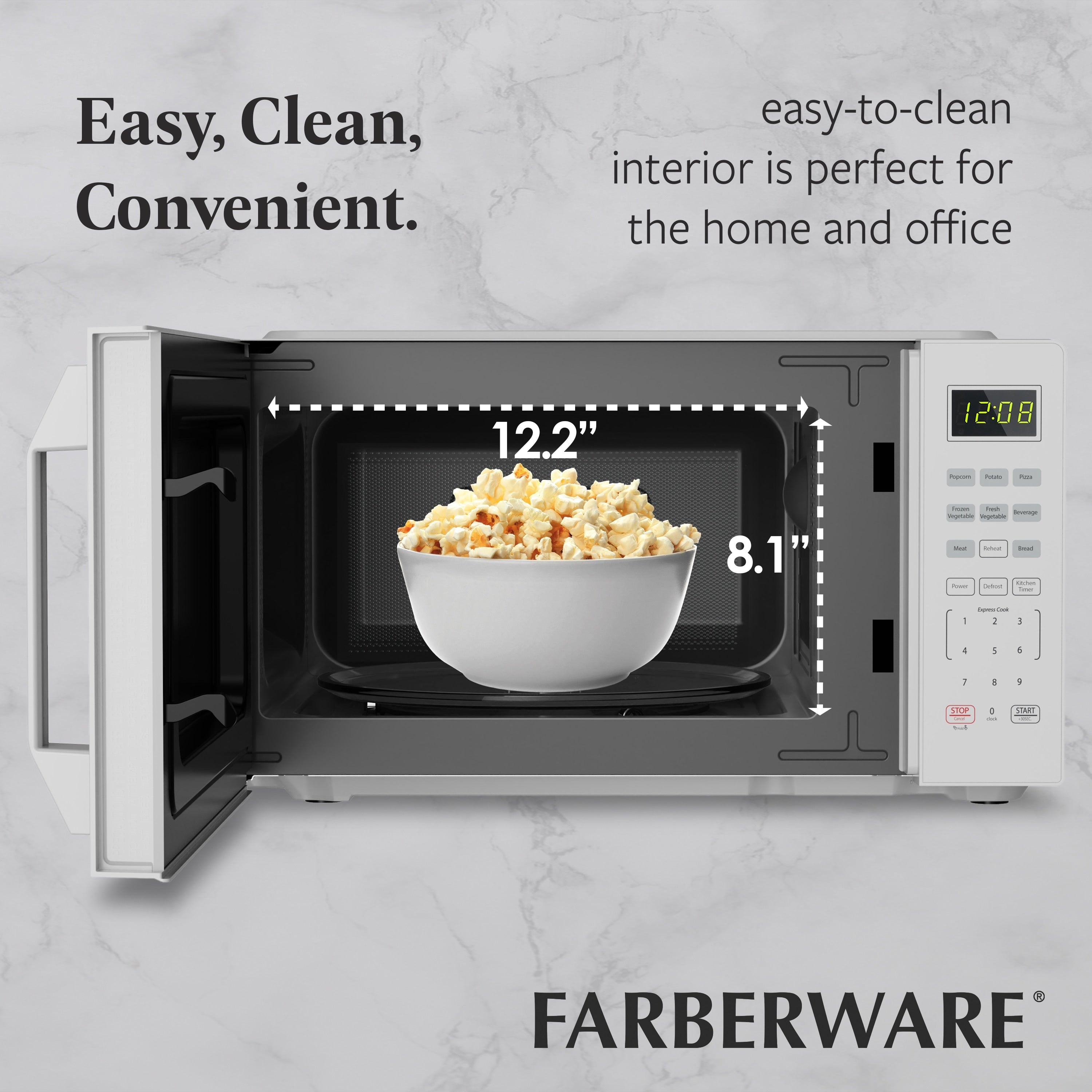 Farberware 700-Watt Compact Countertop Microwave