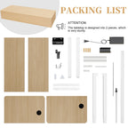 Futzca Height Adjustable Electric Standing Desk Sit Stand Computer Stand up Desk with Splice Board