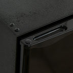 HOMCOM 3.2 Cu.Ft Mini Fridge with Freezer, Single Door Compact Refrigerator with Adjustable Thermostat for Bedroom