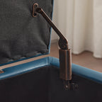 50.3 x 17.50 x 18 Upholstered Rectangular Storage Ottoman-Faux Leather