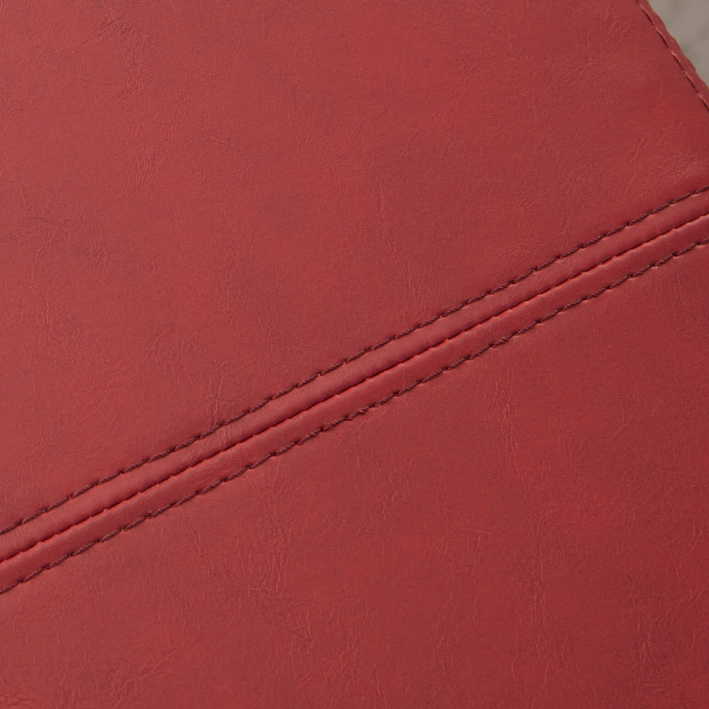 50.3 x 17.50 x 18 Upholstered Rectangular Storage Ottoman-Faux Leather