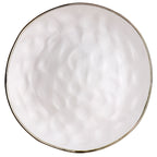 Hammered Stoneware Dinnerware 16 Piece Set in Assorted