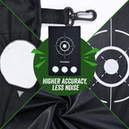 Haokelball Golf Net 10x7.5ft Golf Practice Net with Target Cloth Heavy Duty Golf Hitting Net