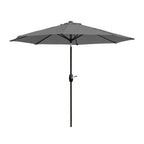 Lopes 9-foot Patio Umbrella with Bronze Finish Base Weight Stand Included