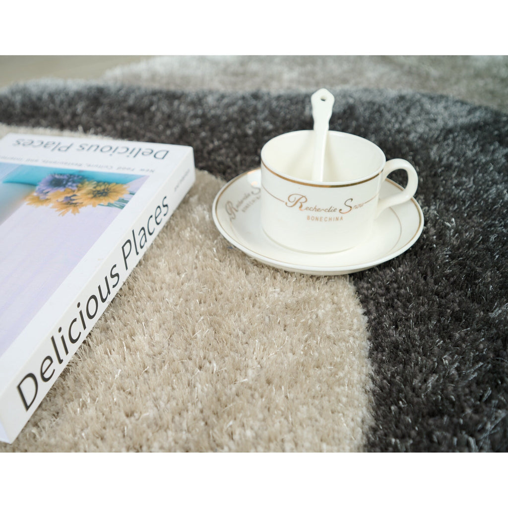 Mateos Shag Abstract Designed Area Rug