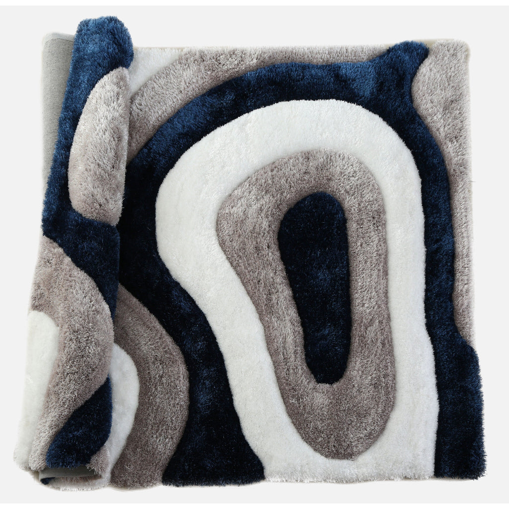 Mateos Shag Abstract Designed Area Rug