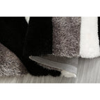 Mateos Shag Abstract Designed Area Rug