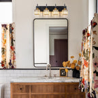 Ora Modern Dimmable Crystal Bathroom Light Fixtures Over Mirror Glam Vanity Lights