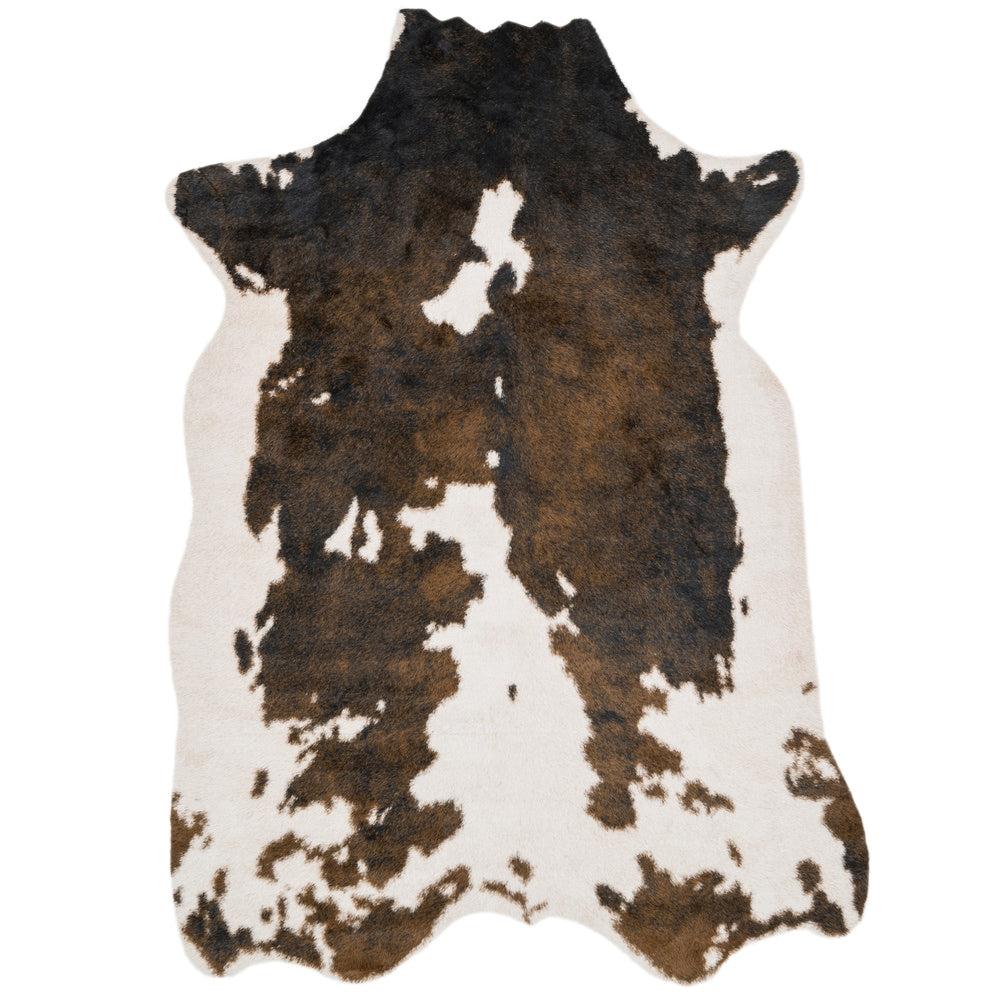 Alexander Home Yosemite Faux Cowhide Area Rug