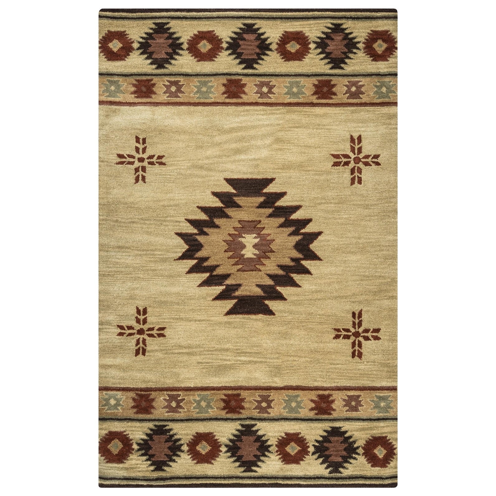 Alora Decor Ryder Southwestern Hand-tufted Wool Rug