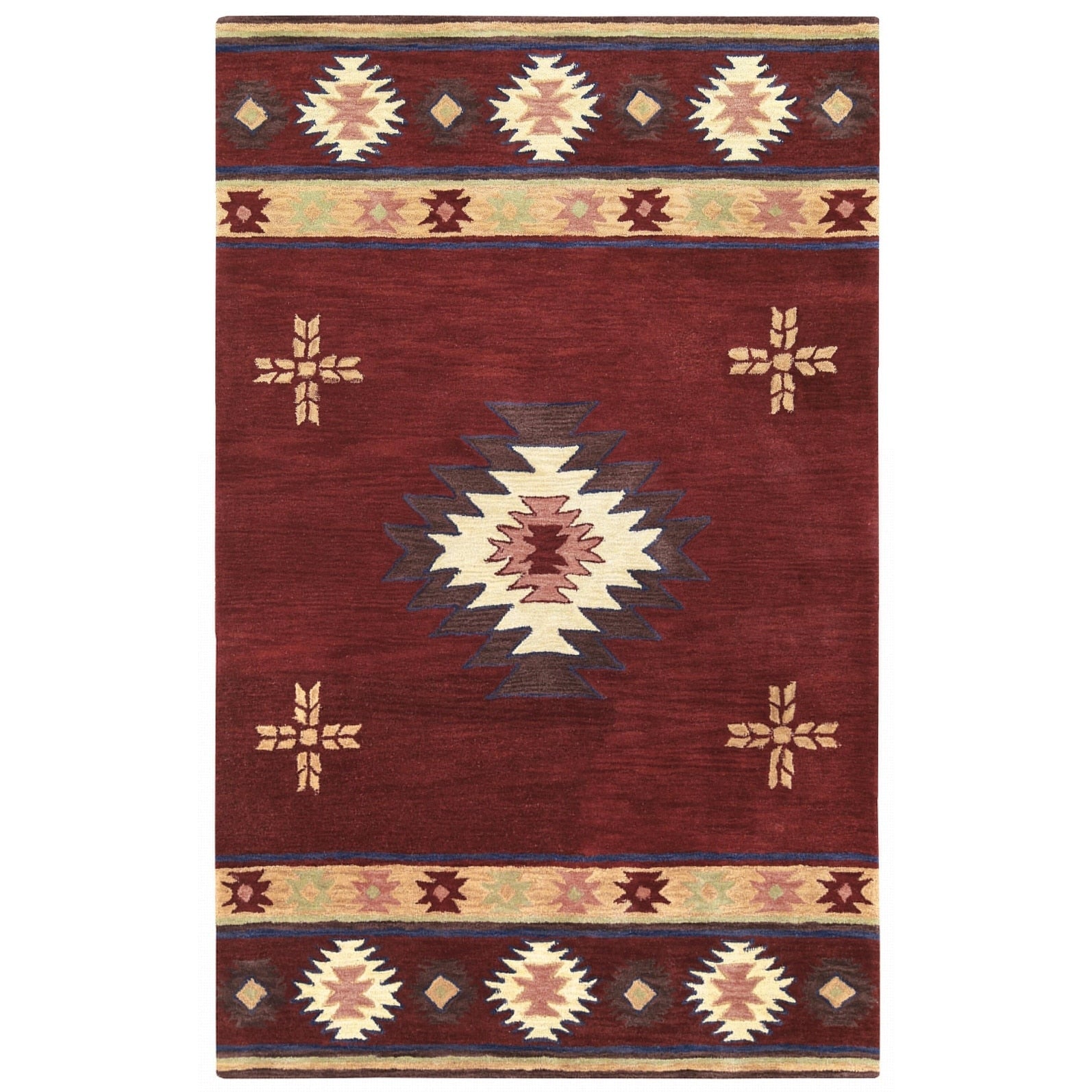 Alora Decor Ryder Southwestern Hand-tufted Wool Rug