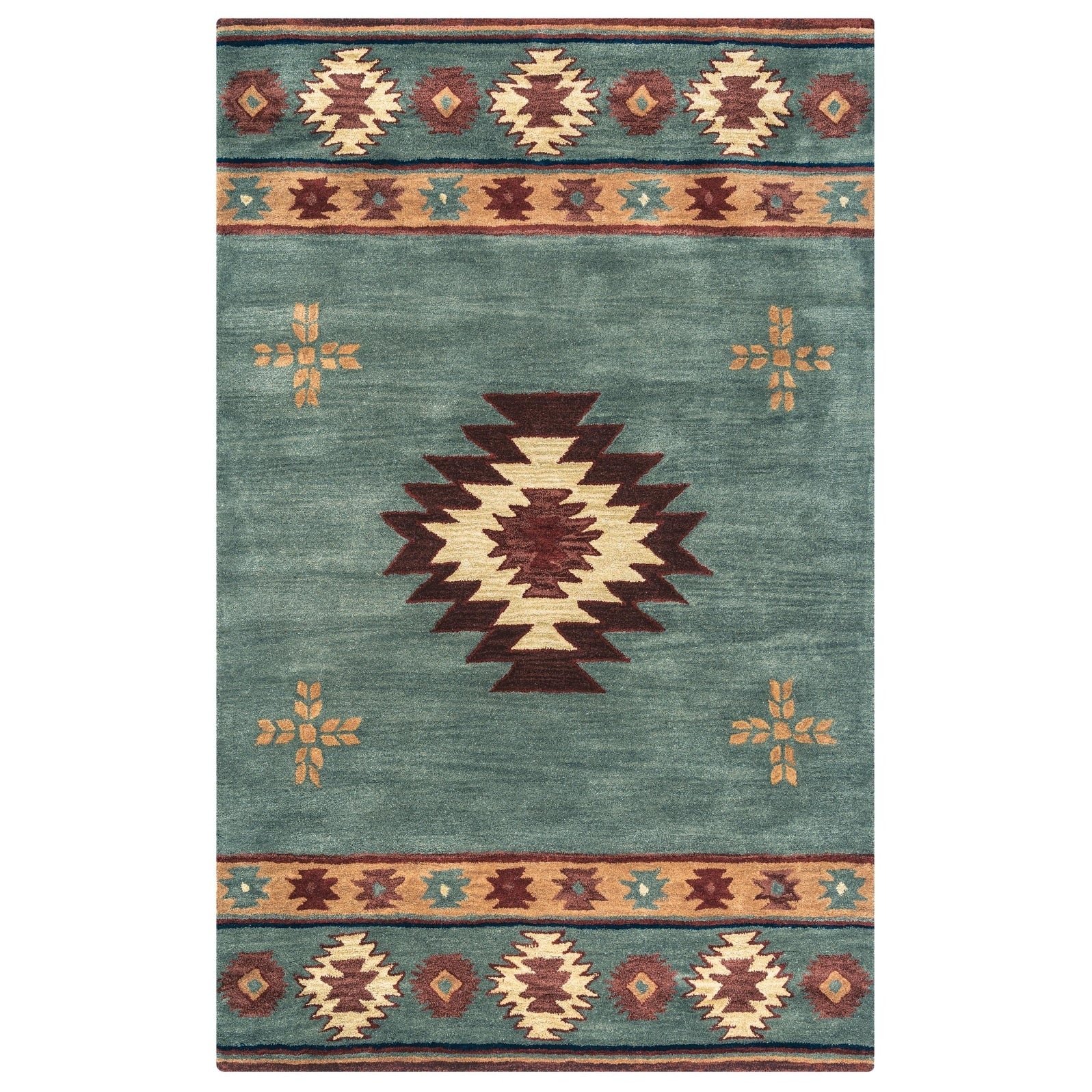 Alora Decor Ryder Southwestern Hand-tufted Wool Rug