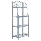 SAFAVIEH Bryn Victorian Wrought Iron 4-Tier Outdoor Bakers Rack - 25 In. W x 15 In. D x 63 In. H - 25W x 15D x 63H