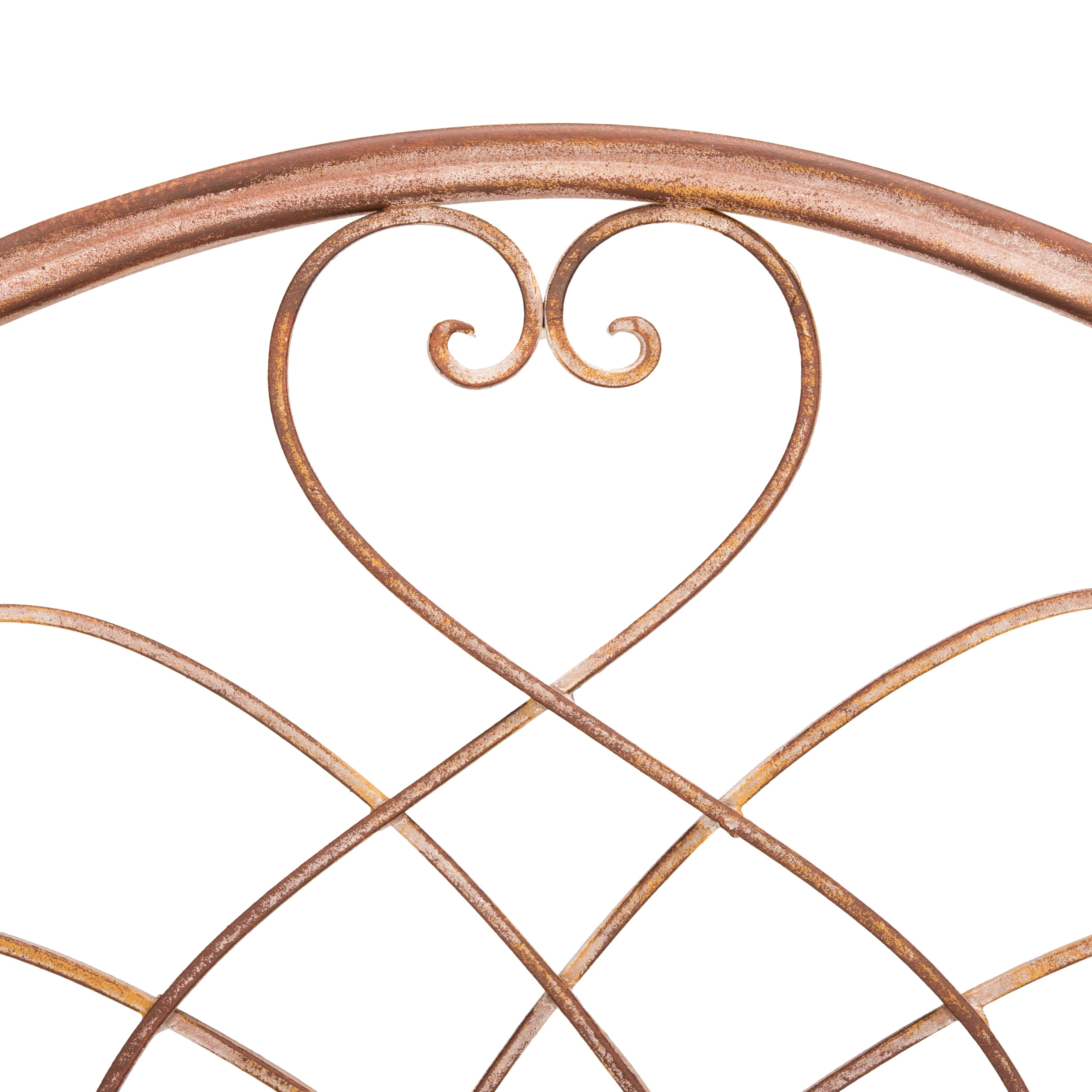 SAFAVIEH Bryn Victorian Wrought Iron 4-Tier Outdoor Bakers Rack - 25 In. W x 15 In. D x 63 In. H - 25W x 15D x 63H